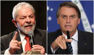 O ex-presidente Lula (PT) lidera, neste momento, a corrida presidencial; o presidente Jair Bolsonaro (PL) aparece em segundo lugar. 