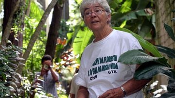 A missionária Dorothy Stang. Foto: Carlos Silva/AE/Reuters