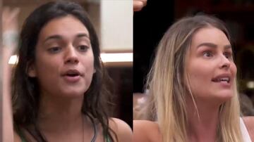 Alane e Yasmin perderam estalecas em punição na última quarta-feira, 28. Foto: Reprodução de Vídeo / Rede Globo